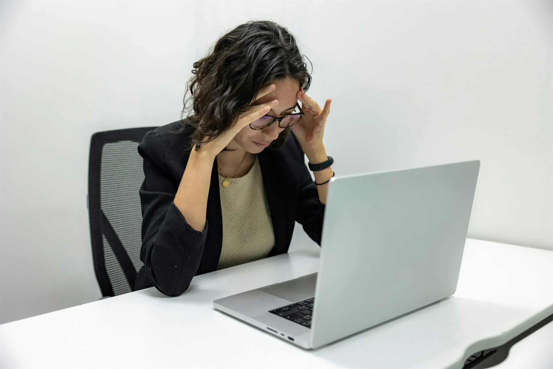 Professional experiencing IT challenges